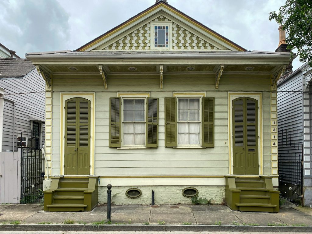 Traditional Greater New Orleans cottage